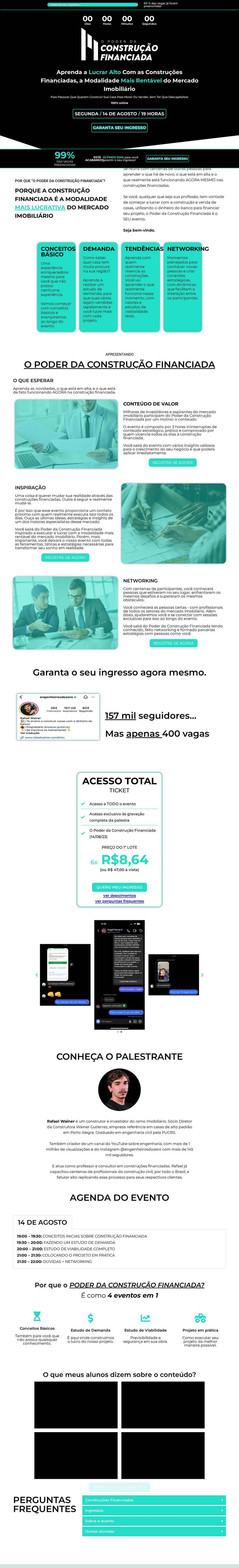 Página completa desktop